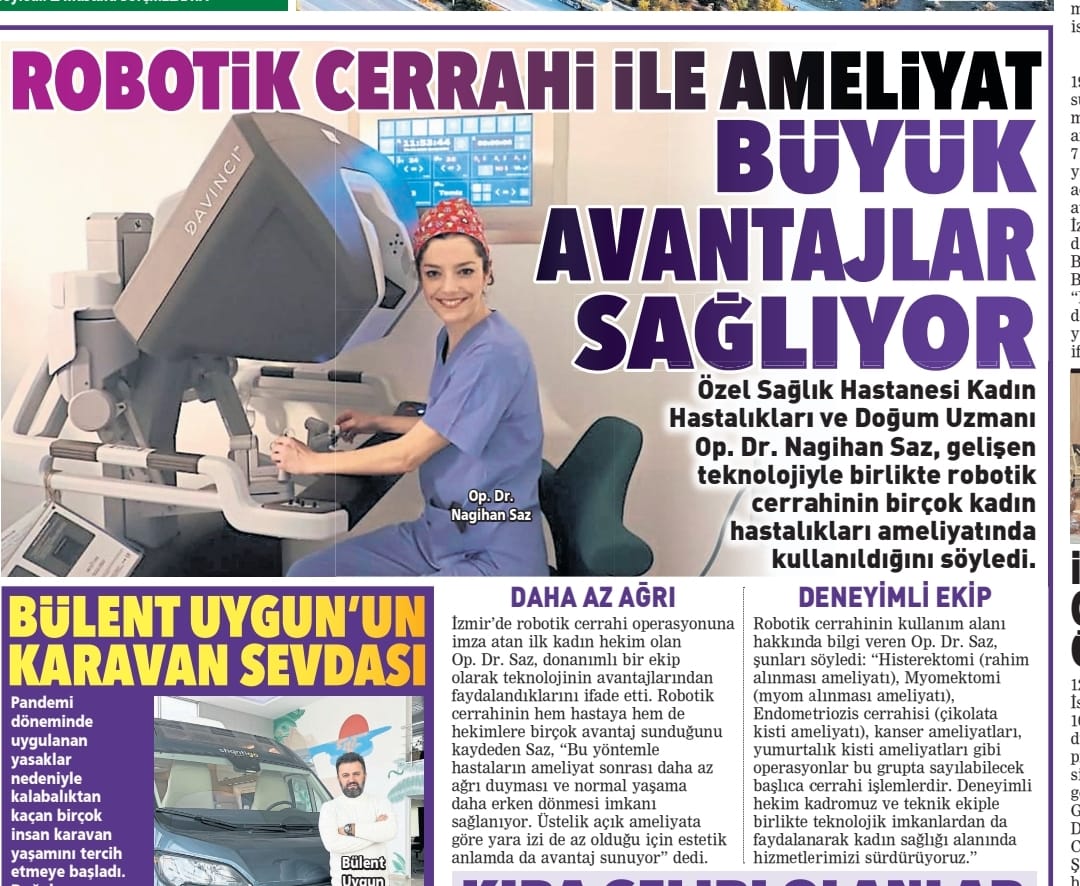 Turkish Robotic Surgery Provides Great Advantages of Surgery